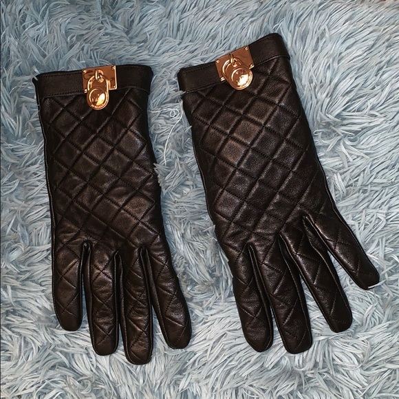 Michael Kors Leather Gloves - Picture 1 of 2